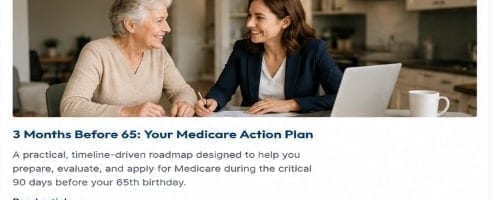 3 Months Before 65: Your Medicare Action Plan
