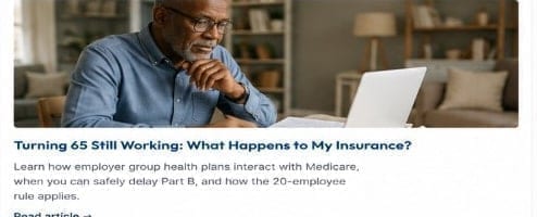 Turning 65 Still Working: What Happens to My Insurance?